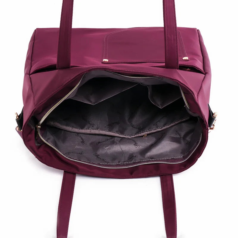 Nylon Waterproof Shoulder Bag High Handbag
