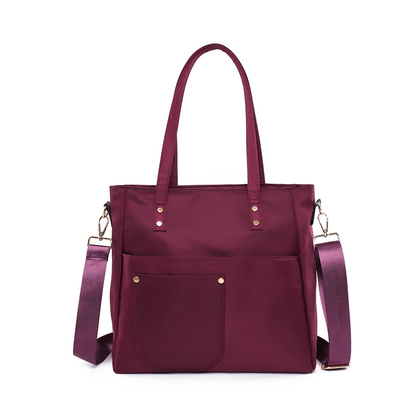 Nylon Waterproof Shoulder Bag High Handbag