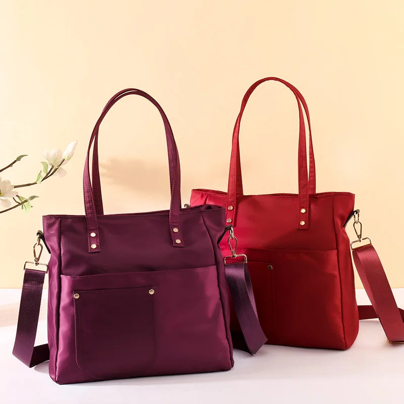 Nylon Waterproof Shoulder Bag High Handbag