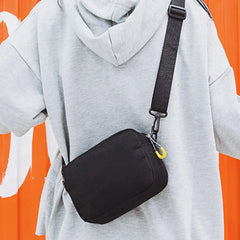 Canvas Shoulder Bag Zipper Messenger Sac Main Femme