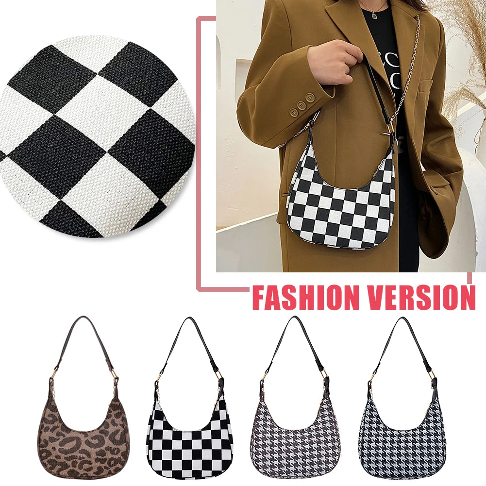 Leopard Printing Shoulder Bag Ladies Handbags PU Leather Messenger Bag