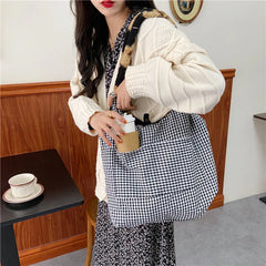 Women Shoulder Bag Fuzzy Fur Bear Handbag Tote School Girl Cotton Lady Shopper