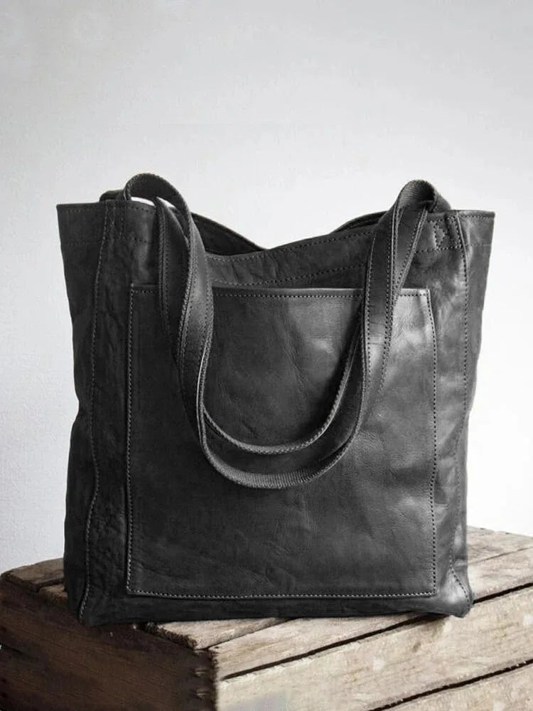 Vintage Style Large Capacity Women Shoulder Bag