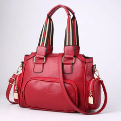 Leather Shoulder Bag Women Handbag Tote Crossbody Messenger Bag