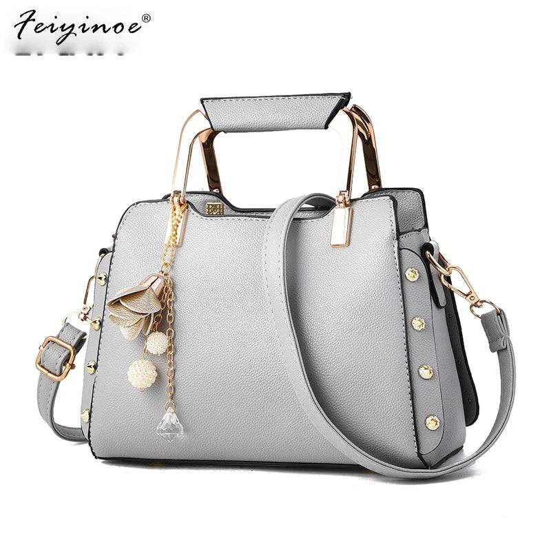 Leather Shoulder Bag Handbag Crossbody Messenger Tote