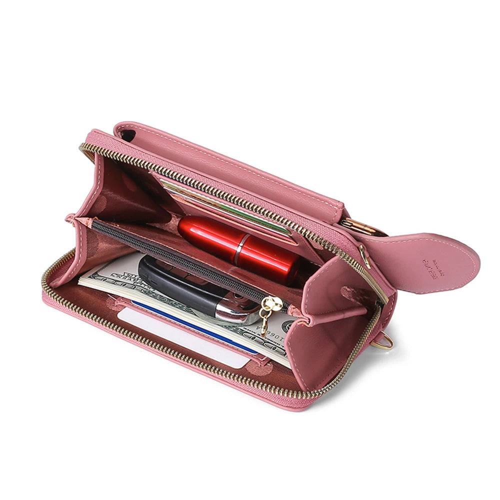 Women Mini Shoulder Bag PU Messenger Handbag Wallet