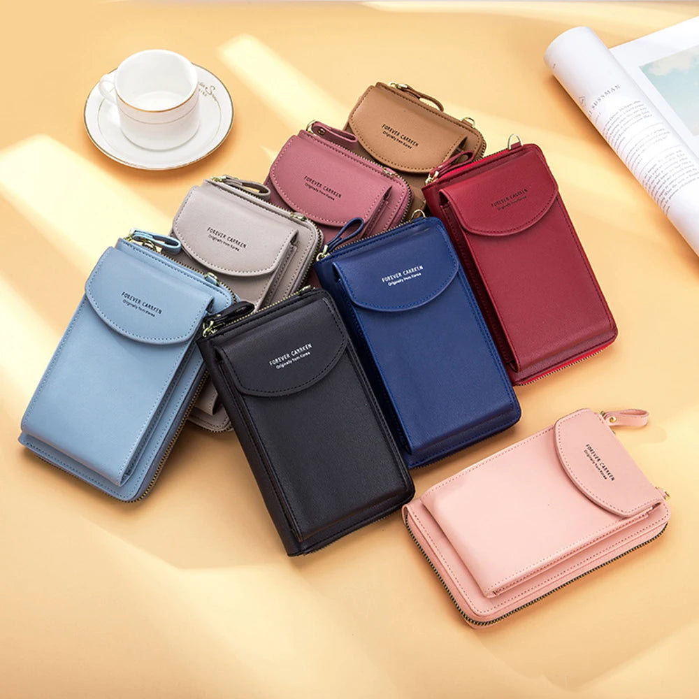 Women Mini Shoulder Bag PU Messenger Handbag Wallet