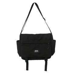 Women Shoulder Bag Nylon Messenger Bag Large Capacity Canva Solid Handbag