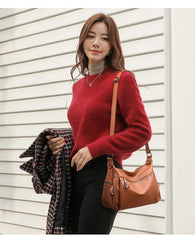 Women Shoulder Bag Crossbody Handbag Purse Soft Messenger Bag