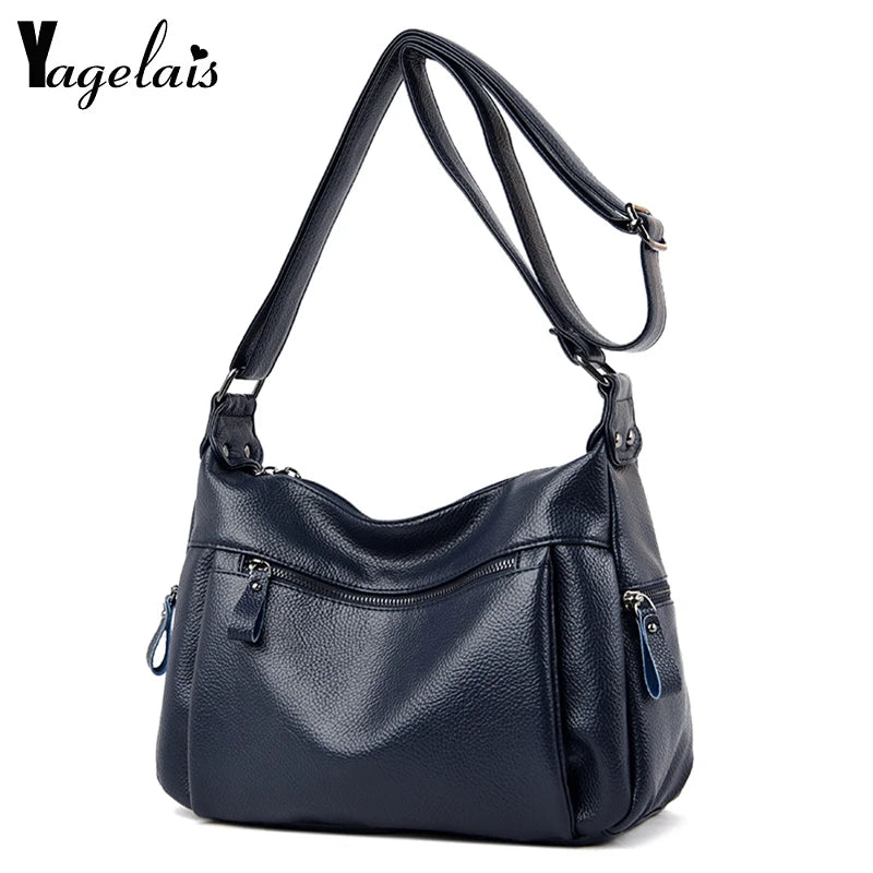 Women Shoulder Bag Crossbody Handbag Purse Soft Messenger Bag