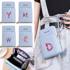 Women Shoulder Bag Pu Leather Wallets Card Pack Touch Screen