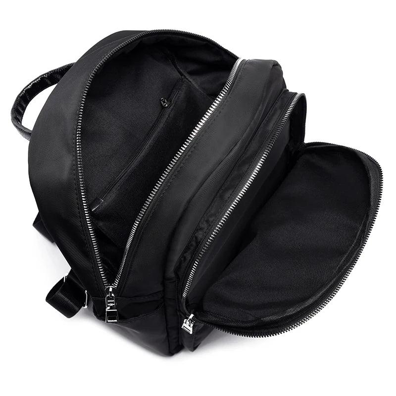 Solid School Bag For Teenage Girl Female Backpack Casual Women Backpack