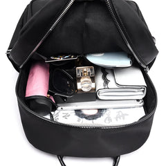 Solid School Bag For Teenage Girl Female Backpack Casual Women Backpack