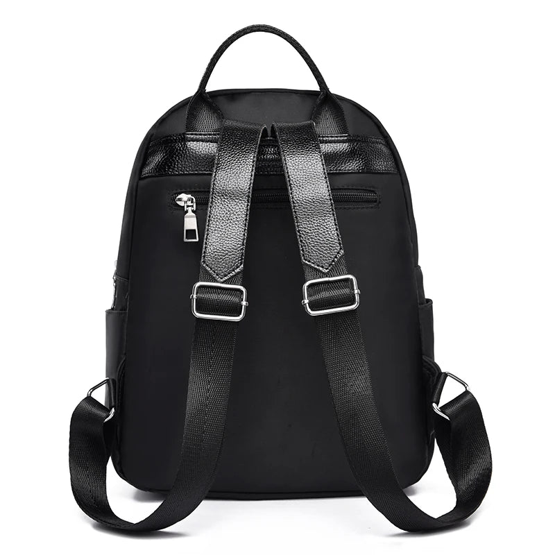 Solid School Bag For Teenage Girl Female Backpack Casual Women Backpack