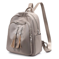 Solid School Bag For Teenage Girl Female Backpack Casual Women Backpack