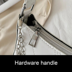 Butterfly Chain Decoration Shoulder Bag with Detachable Strap
