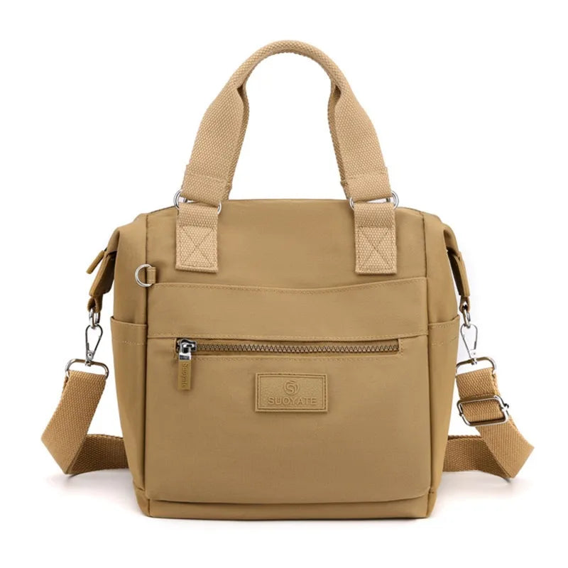 Women Shoulder Bag Crossbody Handbag Zipper Tote Outside Pocket