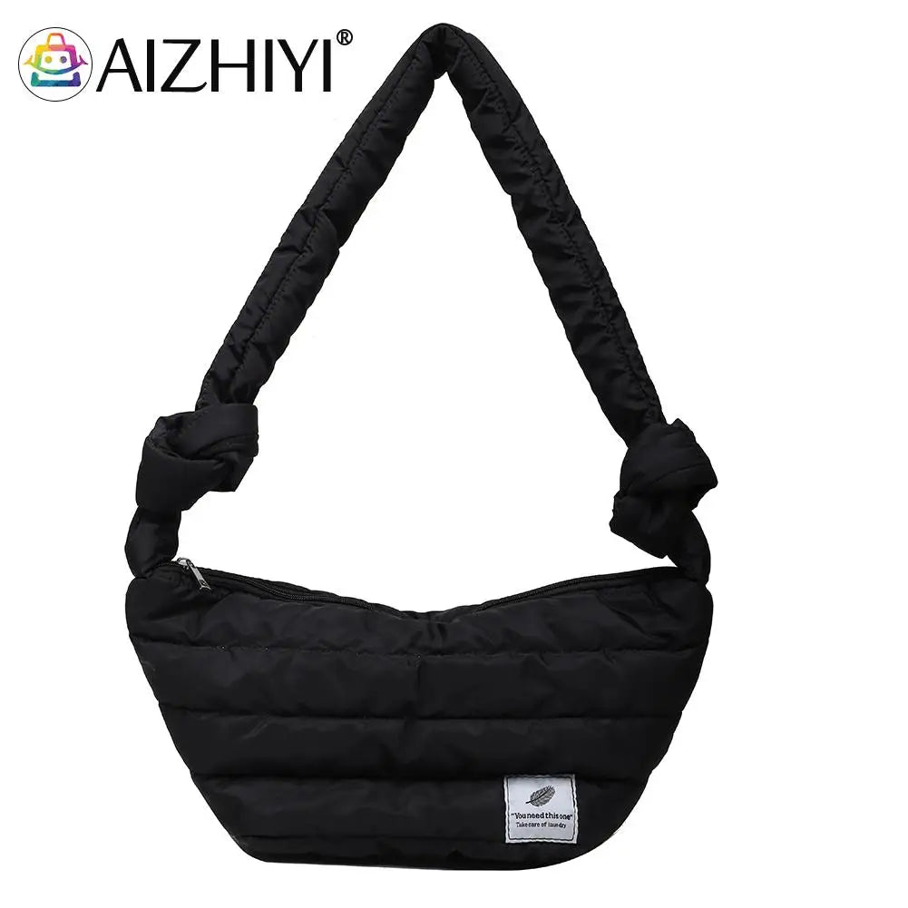 Nylon Crossbody Messenger Bag for Women Shoulder Purse