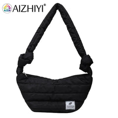 Nylon Crossbody Messenger Bag for Women Shoulder Purse