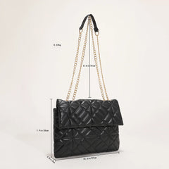 Women Shoulder Bags PU Leather Messenger Bag Top-Handle Solid Women Handbags