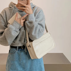 French Style Shoulder Bag for Women Office Lady Large Capacity Handbag