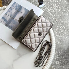Sheepskin Leather Shoulder Bag 633 Long Wallet Clutch