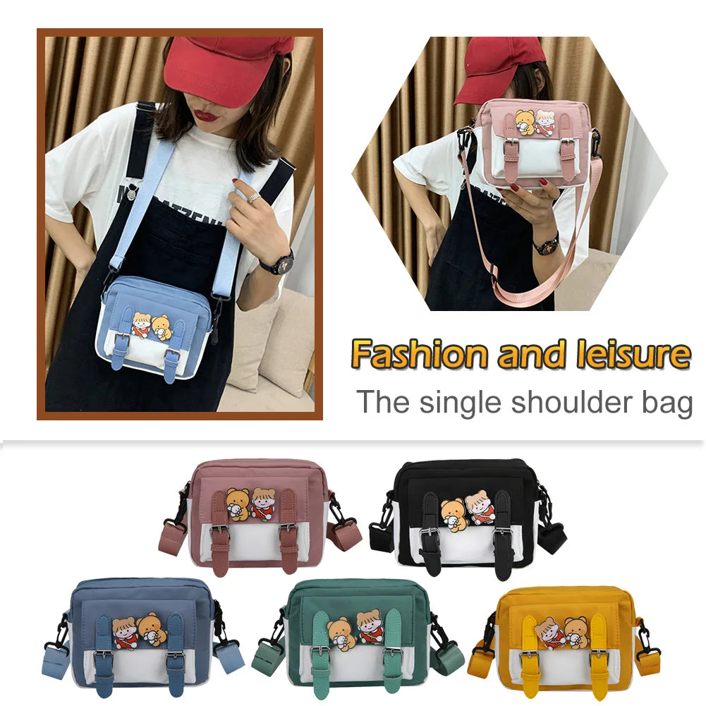 Women Shoulder Bags Hit Nylon Zipper Bag Ladies Travel Bags Female Handbags
