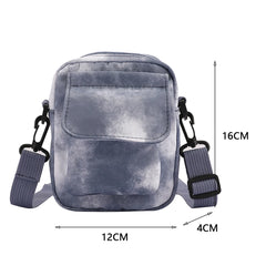 Vintage Canvas Crossbody Bag Women Flap Zipper Small Handbag