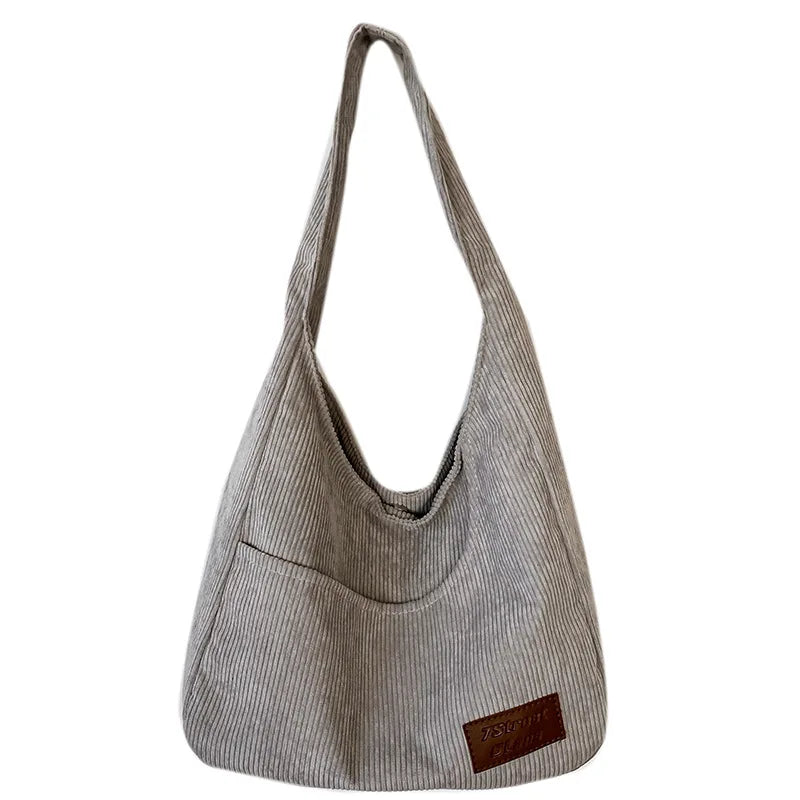 Casual Canvas Shoulder Bag Women Girls School Large Capacity Handba