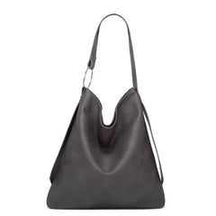 Soft PU Leather Women Shoulder Bag Large Capacity Casual Totes Lady Shopping Bag