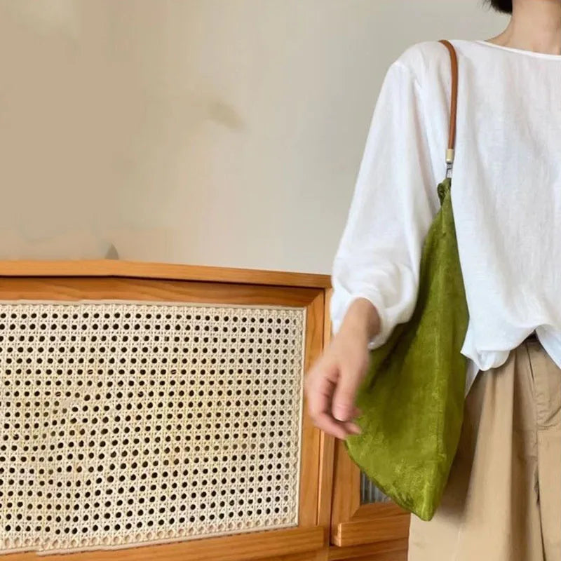 Women Shoulder Bags Large Capacity Shopping Vintage Handbags