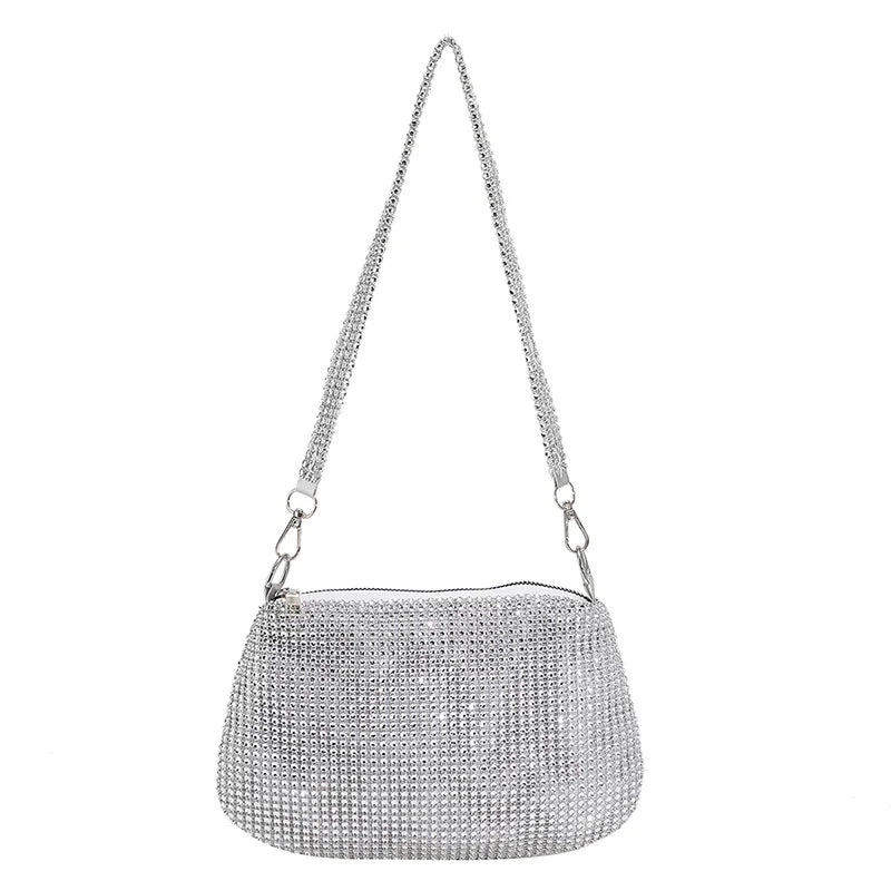 Rhinestone Evening Clutch Shoulder Bag for Women