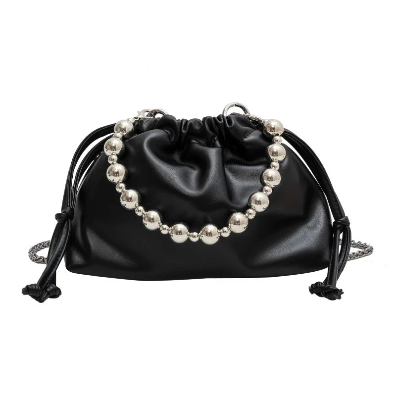 Small Satchel Crossbody Bag Soft PU Leather Messenger Bag