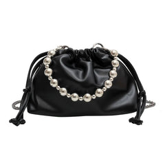 Small Satchel Crossbody Bag Soft PU Leather Messenger Bag
