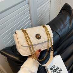 Women Shoulder Bags PU Leather Chains Crossbody Bag
