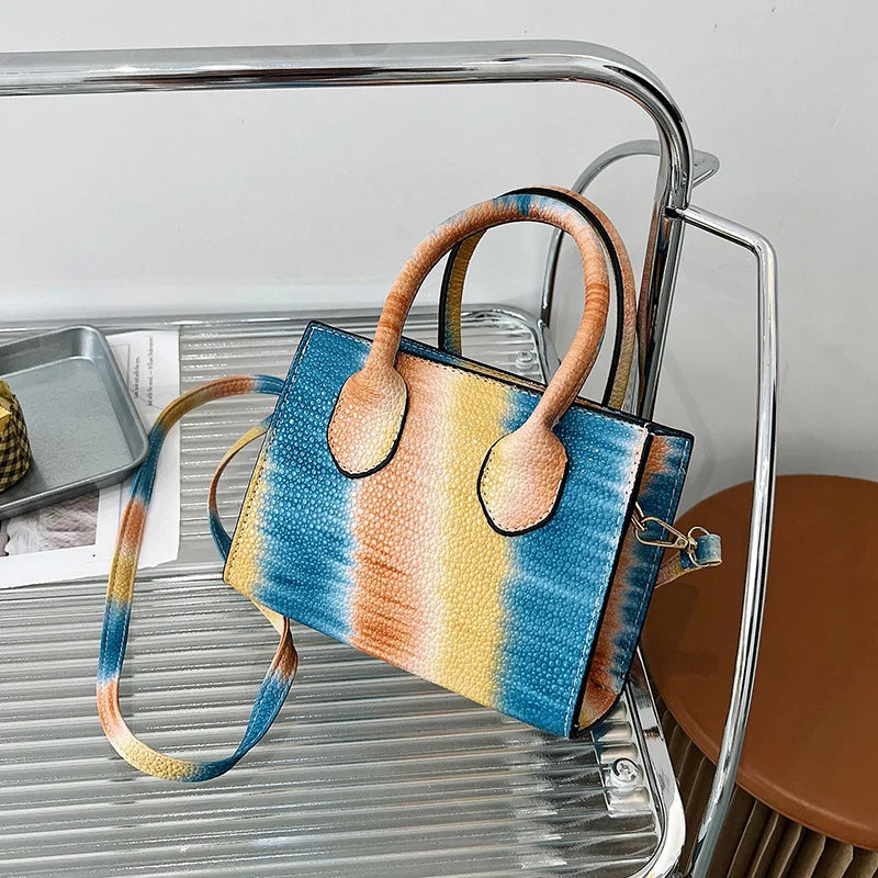 Women Shoulder Bags Summer Gradient Small Square Bag