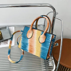 Women Shoulder Bags Summer Gradient Small Square Bag
