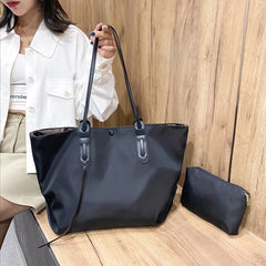 Casual Nylon Shoulder Bags 2-Piece Set for Women