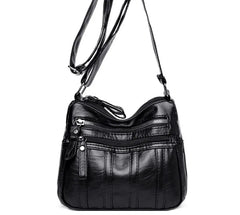 Small Leather Crossbody Shoulder Bag for Women