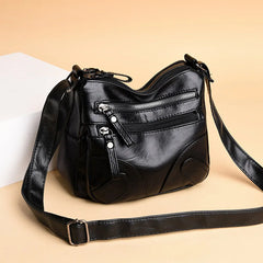Small Soft Leather Crossbody Bag for Women