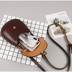 Women Shoulder Crossbody Bag Retro Horseshoe Strap Messenger Bags