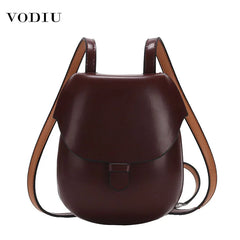 Women Shoulder Crossbody Bag Retro Horseshoe Strap Messenger Bags