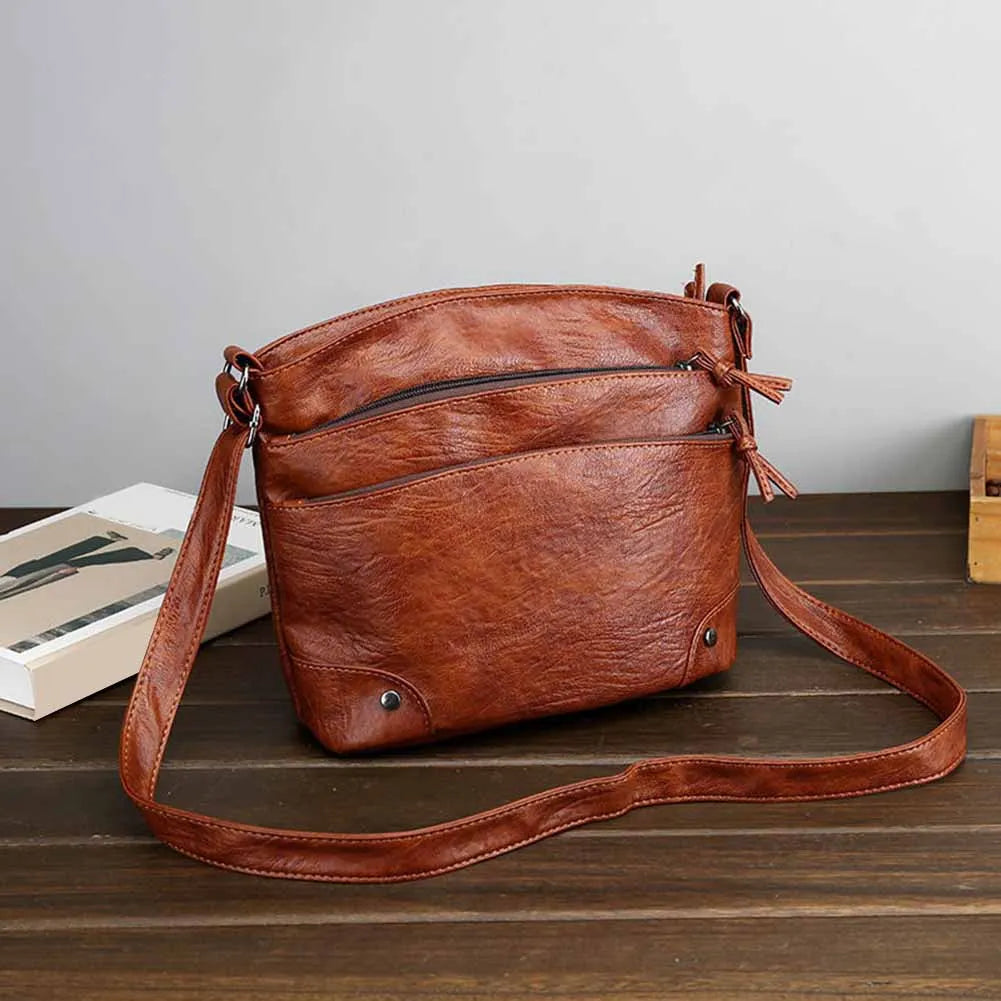 High PU Leather Women Shoulder Crossbody Bag Casual Ladies Shopper Bag