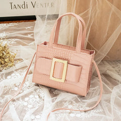 Crocodile PU Leather Crossbody Bag for Women