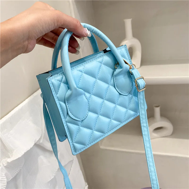 Patent Leather Shoulder Messenger Bag for Women