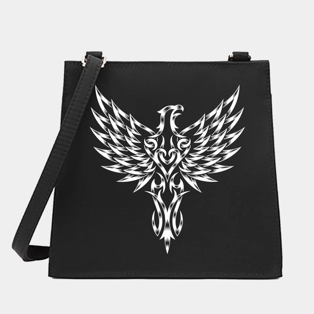 Skull Series Crossbody Tote Bag for Women