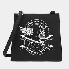 Skull Series Crossbody Tote Bag for Women Shoulder Messenger Small Square Bags