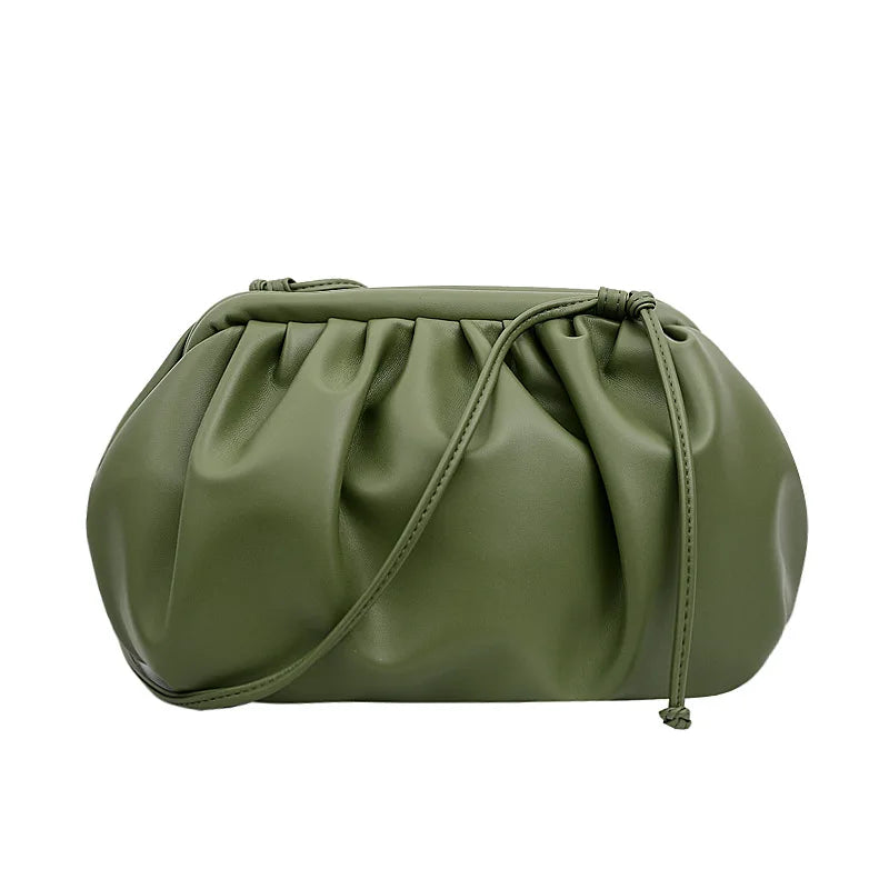 Women Dumplings Messenger Bag Retro Cloud Female Crossbody Shoulder Bag Tide
