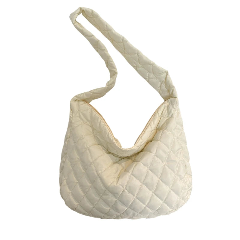 Fashionable Solid Tote Bag with Zipper Closure for Daily, Party & Travel