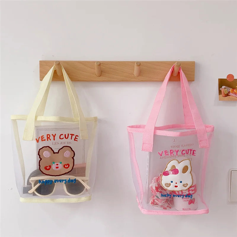 Mesh Makeup Bag Shoulder Bag for Women